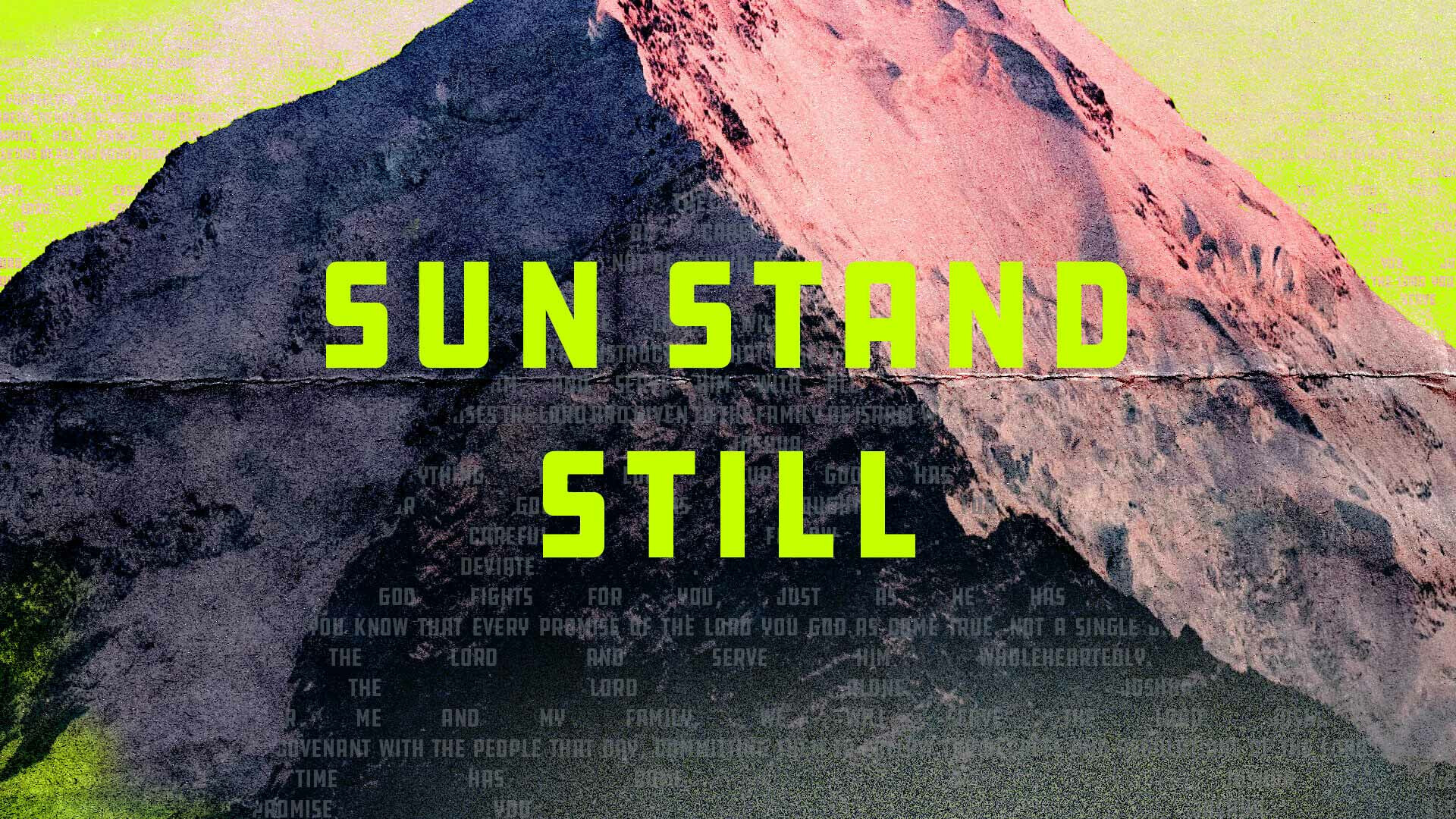 Sun Stand Still
